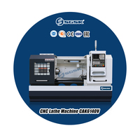 Tour horizontal à lit plat CNC avec système CNC GSK CAK6140V, moyenne capacité, haute rigidité, haute précision, mono-axe