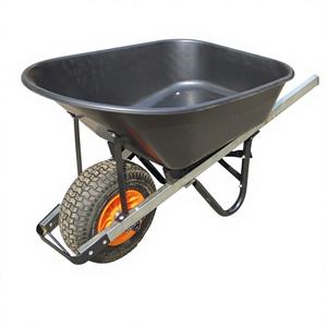Carretilla de Plástico y Metal con Rueda de PU, Capacidad de Agua de 120L, Carga de 200kg, Fácil Montaje, Modelo WB8414 - Product Image 1