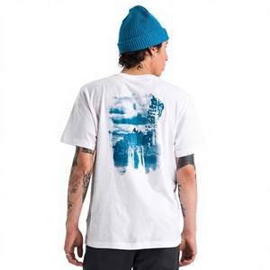 Camiseta Personalizable de Manga Corta con Cuello Redondo, Estilo Vintage para Hombre, Tejido de Punto |   100% Algodón, Diseño Clásico con Logotipo Estampado, Corte Regular - Product Image 2