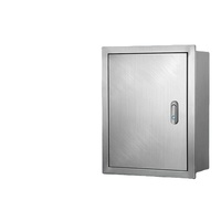 Caja de Distribución de Bajo Voltaje Impermeable, Caja Empotrada de Acero Inoxidable Reforzado