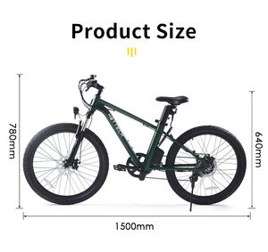 Vélo électrique 2026 Ebike Bicicletta Mtb <span class=keywords><strong>Junior</strong></span> 26 pouces 250W 36V avec assistance au pédalage, vélo de montagne avec support du fabricant - Product Image 2