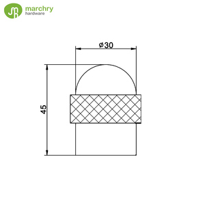 Cylinder Shape Door <b>Stopper</b> Rubber Stainless Steel Door <b>Stopper</b> - Product Image 3