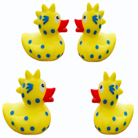 Canard en caoutchouc promotionnel personnalisé de jouets de bain flottants en vinyle de 5.5cm