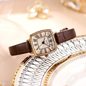 นาฬิกาผู้หญิงสุดคุ้มสไตล์ย้อนยุคเฉพาะกลุ่มหนังนักเรียนนาฬิกาควอทซ์กันน้ำ - Product Image 3