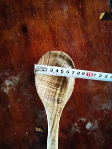 26/10.อุปกรณ์ทำอาหาร2IN อุปกรณ์ทำซุปทำด้วยมือจากธรรมชาติช้อนไม้สักกระถินสลัดสำหรับห้องครัว - Product Image 6