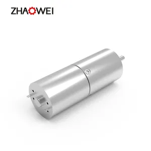 Zhaowei-Motor de 24mm 12V 48RPM 53RPM 1.1kgf.cm cepillo de engranaje planetario para sistema de puerta inteligente