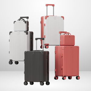 Élégant ensemble de bagages à main de 20 à 14 pouces léger et durable valise rigide Spinner Wheels Airline Approved Cosmetic Case - Product Image 6