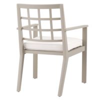 Ensemble de meubles de jardin de haute qualité pour restaurant, terrasse extérieure, 6 chaises, tables en aluminium