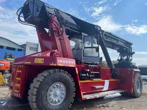 รถยกตู้คอนเทนเนอร์แบบ Reach Stacker ยี่ห้อ DRT/DRD/DRU/DRF Kalmar/Heli/Fantuzzi/konecrane ขนาด 45 ตัน เครื่องยนต์ดีเซล มือสอง สำหรับงานขนถ่ายสินค้าทางเรือ - Product Image 5