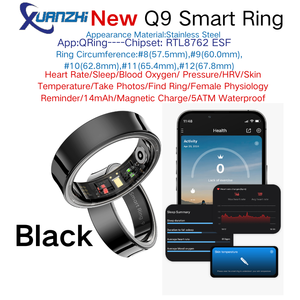 Anillo Inteligente SHR 2025, Monitor de Salud y Actividad Física, GPS, Monitor de Ritmo Cardíaco, Monitor de Sueño, Control por Aplicación, Multideporte - Product Image 5