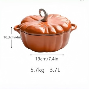 <span class=keywords><strong>Cocotte</strong></span> <span class=keywords><strong>en</strong></span> <span class=keywords><strong>fonte</strong></span> émaillée avec motif tomate - Compatible cuisinière et four - Product Image 2