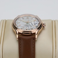 Cadran Analogique Super Lumineux de 38mm en Acier Inoxydable 316L Logo Personnalisé NH35 Mouvement Automatique Montre-Bracelet de Luxe pour Dames Bande de 20mm