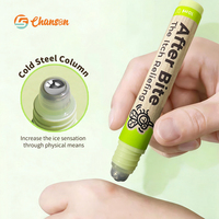Stylo anti-démangeaisons pour piqûres de moustiques Chanson, portable, sans produits chimiques, écologique, pour enfants