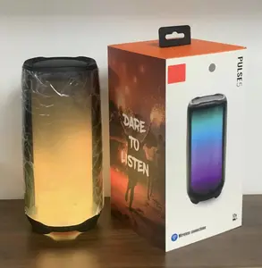 Portatile all'aperto per feste LED per altoparlante Stereo a luce profonda basso RGB colorato per altoparlante a impulsi 5