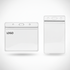 Porta Tarjetas <span class=keywords><strong>de</strong></span> Visita MKW3118 <span class=keywords><strong>de</strong></span> PVC Transparente y Suave, con 3 Orificios Preperforados, Vertical/Horizontal, Resistente al Agua para Oficina - Product Image 1