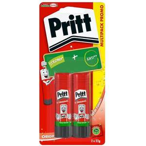PRITT - PACK DE 2 BÂTONNETS DE COLLE 2X22GR - Product Image 1