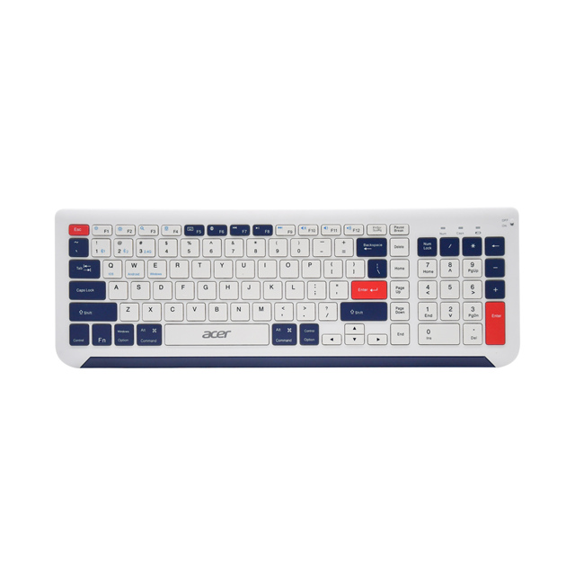 Factory Direct Sale Color Mixing BT 2.4Ghz Wireless Keyboard for Android Phone ipad