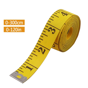 Règle <span class=keywords><strong>de</strong></span> mesure corporelle 300 cm 120 po, ruban à mesurer souple et plat pour couture, mini règle en centimètres et mètres - Product Image 6