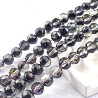 Perles en verre cristal rondes facettées de 8 mm de qualité supérieure pour la fabrication de bracelets, multicolores, Perles, Approvisionnement professionnel, Global Art