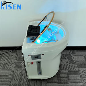 Kisen moderne tragbare Shampoo-Becken Haar wäsche hochwertige heiße Verkauf Fabrik preis Salon möbel mit Spa-Dusche und Dampf garer - Product Image 3