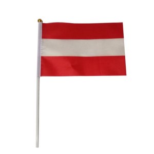 <span class=keywords><strong>Bandera</strong></span> de <span class=keywords><strong>Austria</strong></span> para Agitar con la Mano, Precio de Fábrica al por Mayor 2026, con Asta, 100% Poliéster - Product Image 2