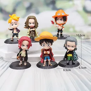 PVC Resin toys HIGH Quality Action & Q version 7 style Theater version Zoro Sanji Robin Luffy anime figures One pieced