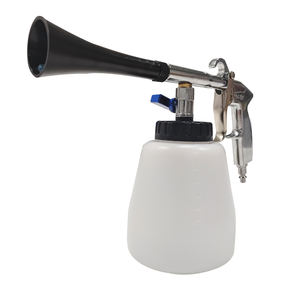 Canon à mousse professionnel pour lavage de voiture avec buse réglable et bouteille, outil de nettoyage intérieur de voiture blanc - Product Image 3