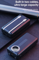 Batterie externe Li-Polymère 10000 mAh personnalisable, qualité supérieure, chargement rapide, vente directe usine, populaire