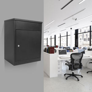 Caja de entrega de paquetes montada en la pared personalizada, buzón de correo con cerradura, caja de envío postal para escuela, oficina y hogar - Product Image 4