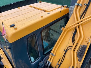 Pelle mécanique sur chenilles originale de la Corée Hyundai 215 Moteur Yanmar d'occasion à haut rendement en bon état Vente - Product Image 3