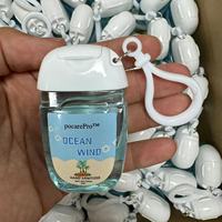 Désinfectant pour les mains personnalisé avec logo, 29 ml/1 oz, parfum avec clip