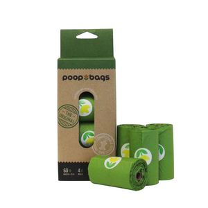 Sac à déjections pour animaux de compagnie avec étiquette personnalisée, biodégradable, compostable, dégradable, sac à déjections pour chien, sac à déjections pour chien en amidon de maïs - Product Image 1