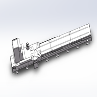 Machine-outil de soudage automobile entièrement fermée à 7 axes avec rail, alimentation automatique par engrenage moteur, couvercle en tôle sur rail linéaire ISO9001