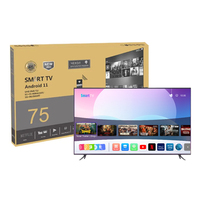 Televisor de Pantalla Grande de 75, 85 y 100 Pulgadas, 4K UHD, Pantalla Completa, Televisores Inteligentes con Android, Televisor LED Inteligente para el Hogar