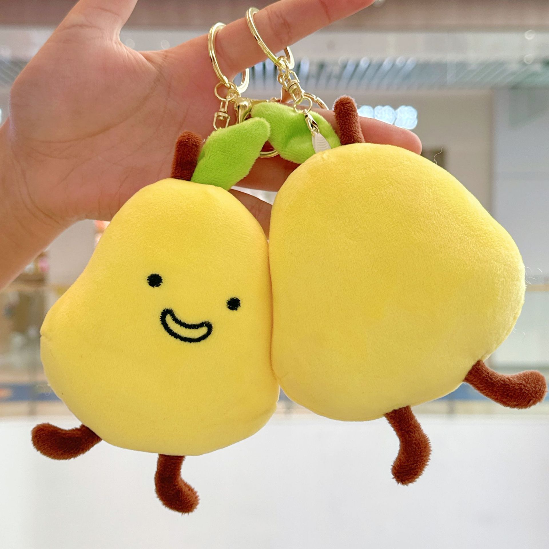 シミュレーションフルーツぬいぐるみ梨人形ペンダントクリエイティブ