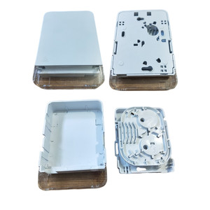 Boîte de connexion croisée <span class=keywords><strong>à</strong></span> fibre optique 1 port pour coupleur SC LC prise de plaque murale <span class=keywords><strong>à</strong></span> fibre optique LWL Glasfaser Anschlussdosen - Product Image 5