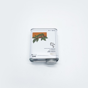 Boîte rectangulaire en fer blanc laqué personnalisée avec impression offset, 250g, pour emballage alimentaire, avec couvercle à vis, pour grains de café, aliments pour animaux, bonbons, biscuits - Product Image 6