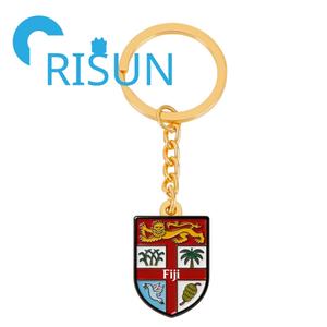 พวงกุญแจโลหะแบบสั่งทำขายส่ง ของที่ระลึกการท่องเที่ยวหมู่เกาะ<span class=keywords><strong>ฟิจิ</strong></span> ลายธงชาติฟิจิ ปลาทิกิ ซูวา <span class=keywords><strong>ฟิจิ</strong></span> - Product Image 3
