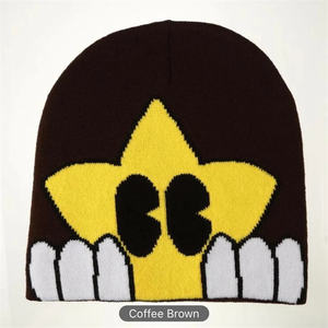 Gorro de Invierno de Jacquard Acrílico Unisex con Logotipo Personalizado al por Mayor, Gorro de Esquí Cálido para Mujeres y Niños, Gorro de Punto Jacquard con Estampado Completo - Product Image 4