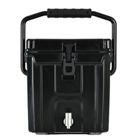 Glacière isotherme moderne et portable de 2,5 gallons en LLDPE, résistante aux intempéries, pour camping, vin, bière, pêche