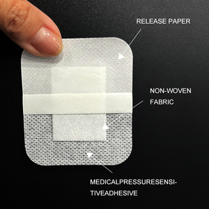 Großhandel 6x8cm & 10*12cm CHG IV Kanülen fixier verband Medizinischer steriler selbst klebender Wund verband Medizinischer Wund verband - Product Image 3