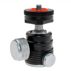 Adaptador de montaje de zapata con cabezal esférico Crwj, de aleación de aluminio, portátil, para accesorios de trípode de cámara - Product Image 5