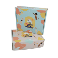 Kartonnen doos met gegraveerd logo voor chocolade, koekjes, sushi & gedroogd fruit - recycleerbare vouwdoos van kraftpapier