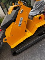 Chargeuse compacte sur chenilles en caoutchouc pour travaux agricoles, aménagement paysager, entrepôt, chantier de construction, manutention de matériaux