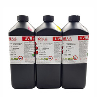 Encre UV 1L pour imprimantes Ricoh Gen5/Gen6 et Konica - Compatible impression flexo, faible odeur, écologique pour verre/métal/acrylique/cuir