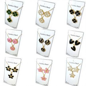 Conjuntos de Joyería de Pendientes y Collares con Diseño Exclusivo Personalizado, Metal de Alta Dureza, Huecos y de Peso Mixto, Venta al por Mayor - Product Image 5