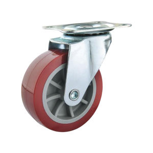 25mm <span class=keywords><strong>40mm</strong></span> 50mm drehbarer Gummi Mittlere Lenk rollen Polyurethan Möbel Lenkrad 1 Zoll - Product Image 4