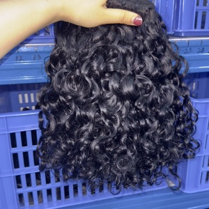 Capelli naturali neri ondulati colore trama 100% capelli umani grezzi vietnamiti non groviglio nessun spargimento all'ingrosso - Product Image 4