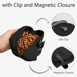 Bolsa de Entrenamiento para Perros Pequeños Bestpet, Ecológica, de Gel de Sílice, Gran Capacidad, Cierre Magnético, Portátil, con Clip para Cinturón - Product Image 4
