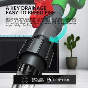 超透明長方形モダンガラス水槽<span class=keywords><strong>120L</strong></span>、フィルターとライト付き、環境に優しい半自動式、家庭用 - Product Image 4